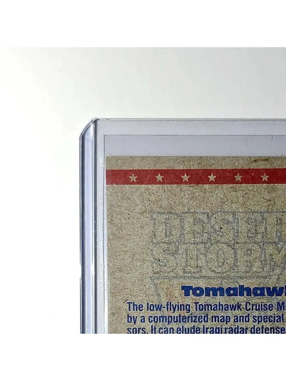 Tomahawk Missile in Flight 1991 Topps Desert Storm #47 Card - Picture 7 of 10